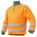DASSY Denver 300376 1/4 Zip Hi-Vis Work Sweatshirt Various Colours