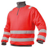 DASSY Denver 300376 1/4 Zip Hi-Vis Work Sweatshirt Various Colours