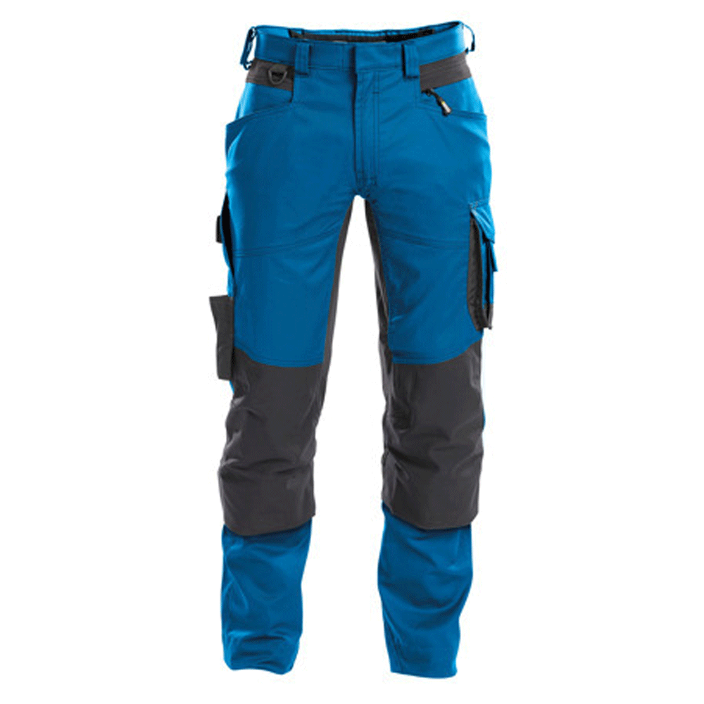 DASSY Dynax 200980 Stretch Kneepad Work Trousers Azure Blue