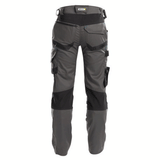 DASSY Dynax 200980 Stretch Kneepad Work Trousers Grey/Black