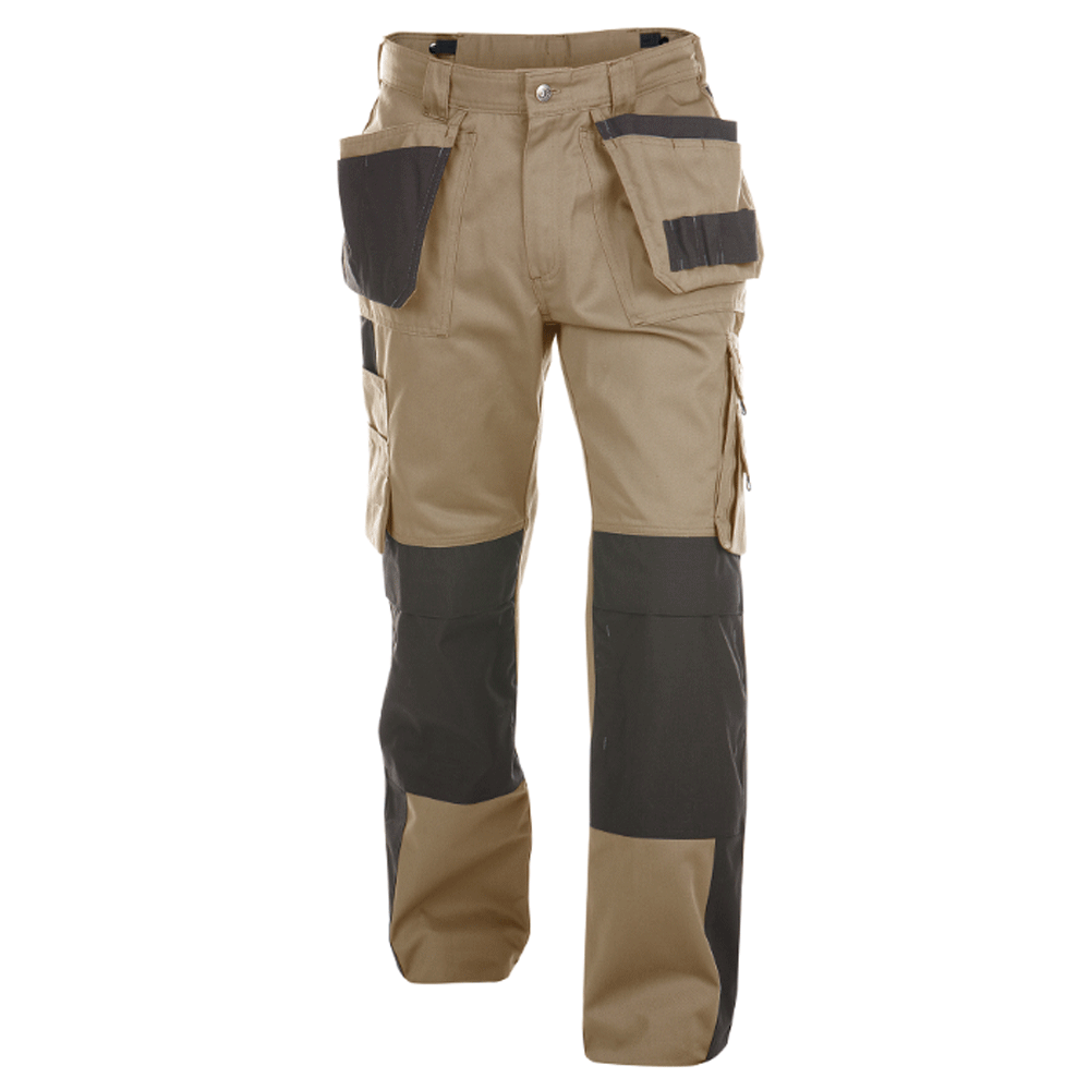 DASSY Seattle 200428 Multi-Pocket Holster Pocket Kneepad Trousers Khaki