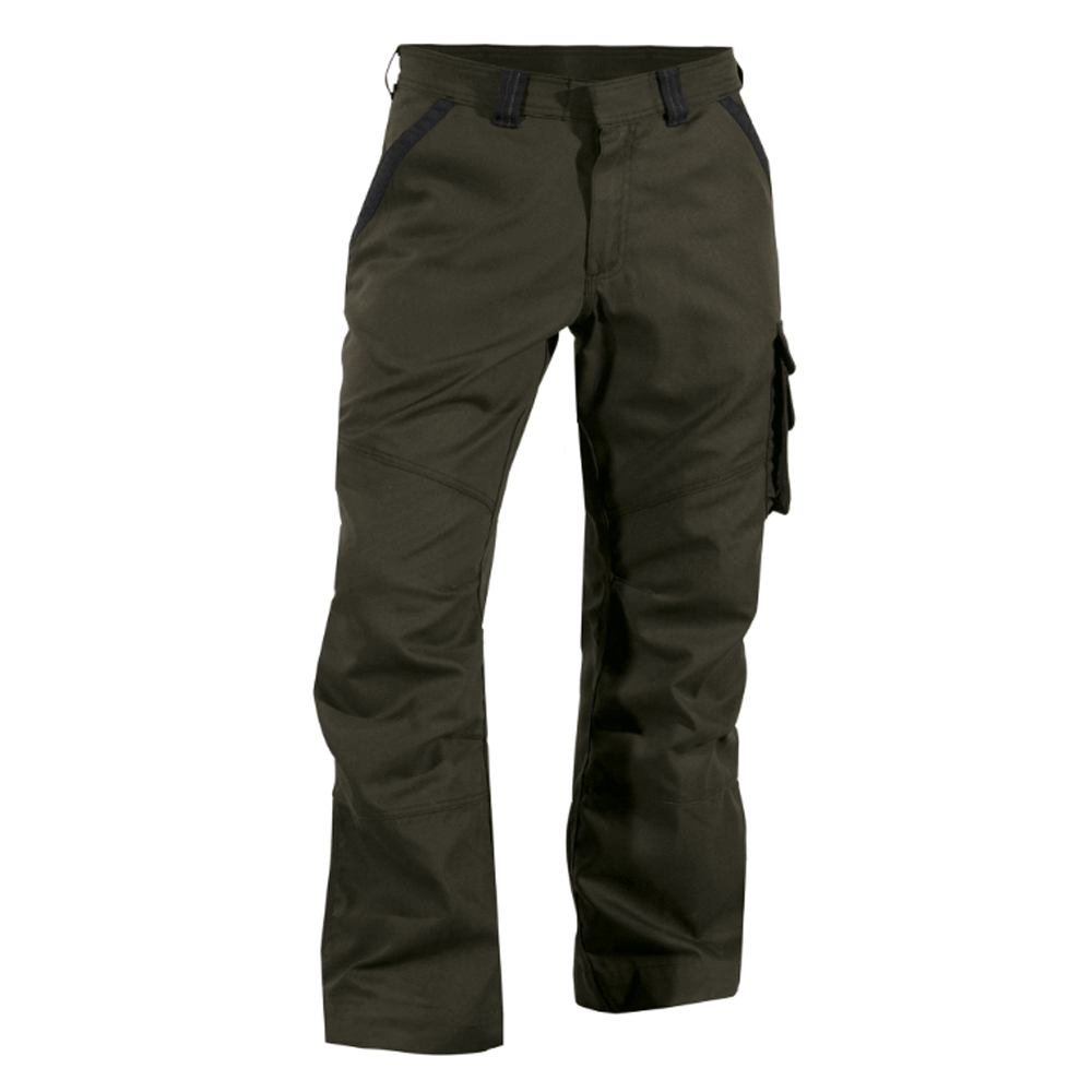 DASSY Stark 200721 Multi Pocket Canvas Work Trousers Olive Green