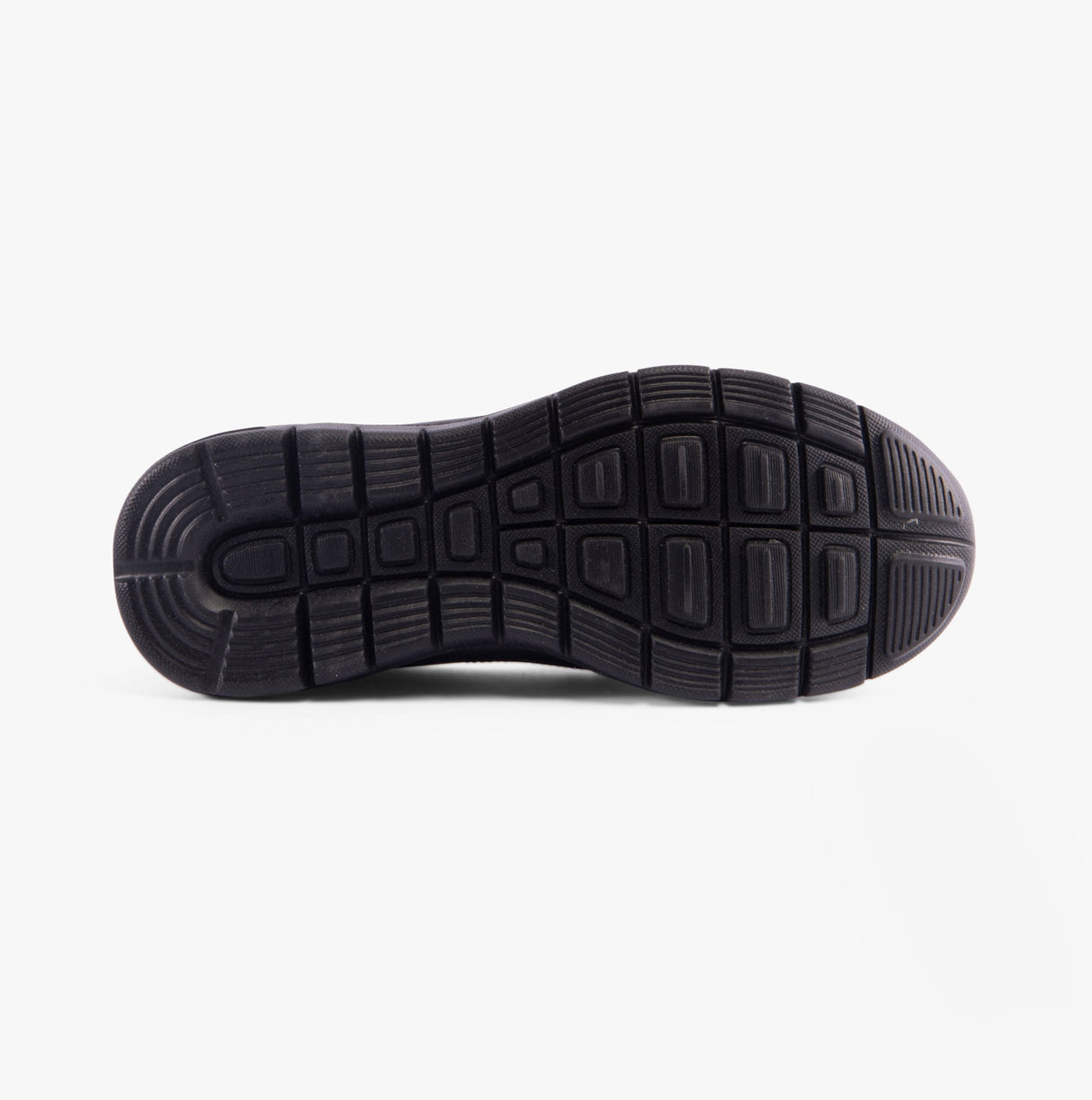 DEK LADY SPORT Womens Faux Leather Elasticated Leisure Shoes Black