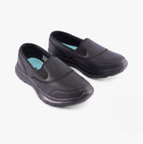 DEK LADY SPORT Womens Faux Leather Elasticated Leisure Shoes Black