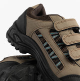 DEK ASCEND Mens Triple Touch Fasten Padded Trail Shoes Khaki/Brown
