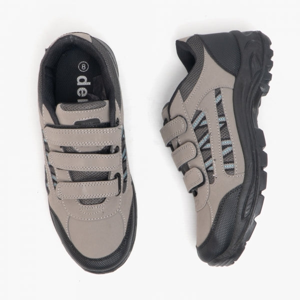 DEK ASCEND Mens Hiking Trainers Grey/Black