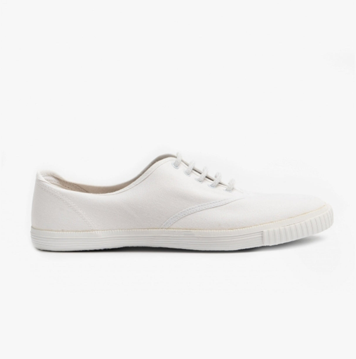 DEK R6301SR Mens Canvas Lace Up Shoes White