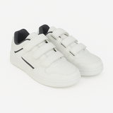 DEK CHARING CROSS Mens Triple Velcro Trainers White