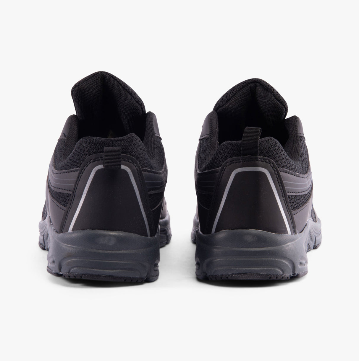 DEK JENSEN Mens Mesh Lace Up Trainers Black