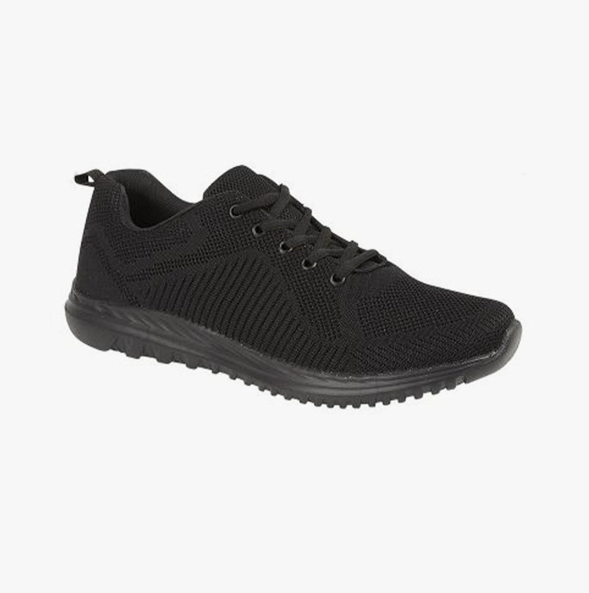 DEK FREEWAY Unisex Mesh Lace Up Trainers Black