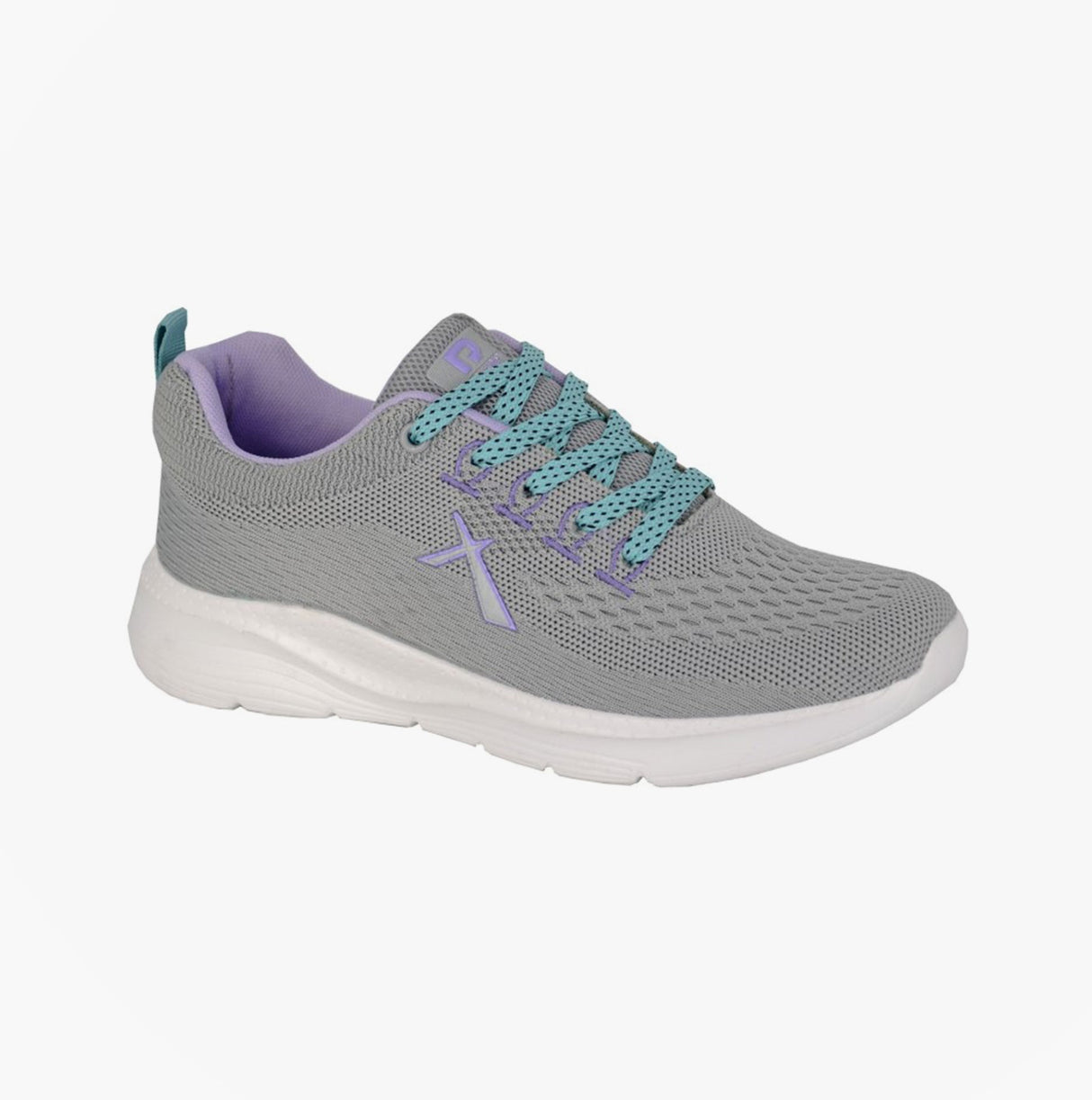 DEK KATE Womens Trainers Light Grey/Lilac