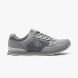 DEK JACK Mens Lace Up Trainer/Bowling Shoe Grey