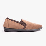 Jo & Joe JAKE Mens Full Slippers Brown