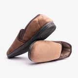 Jo & Joe JAKE Mens Full Slippers Brown