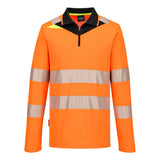 Portwest DX4 Hi-Vis Zip Polo Shirt L/S