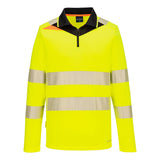 Portwest DX4 Hi-Vis Zip Polo Shirt L/S