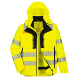 Portwest DX466 DX4 Hi-Vis 4-in-1 Waterproof Jacket