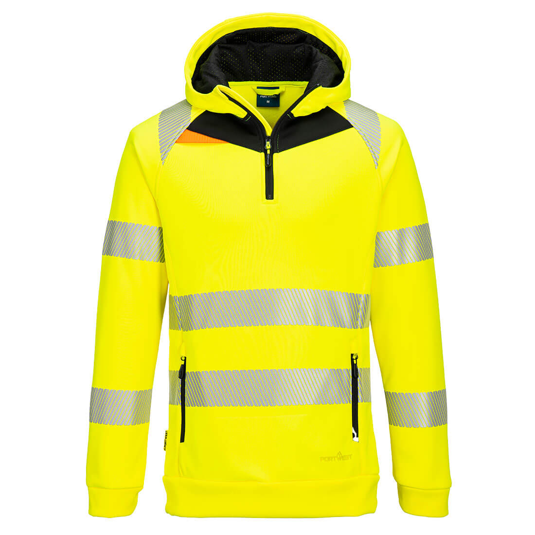 Portwest DX4 Hi-Vis 1/4 Zip Hoodie