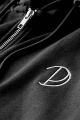 Embroidered P Zip-Up Hoodie