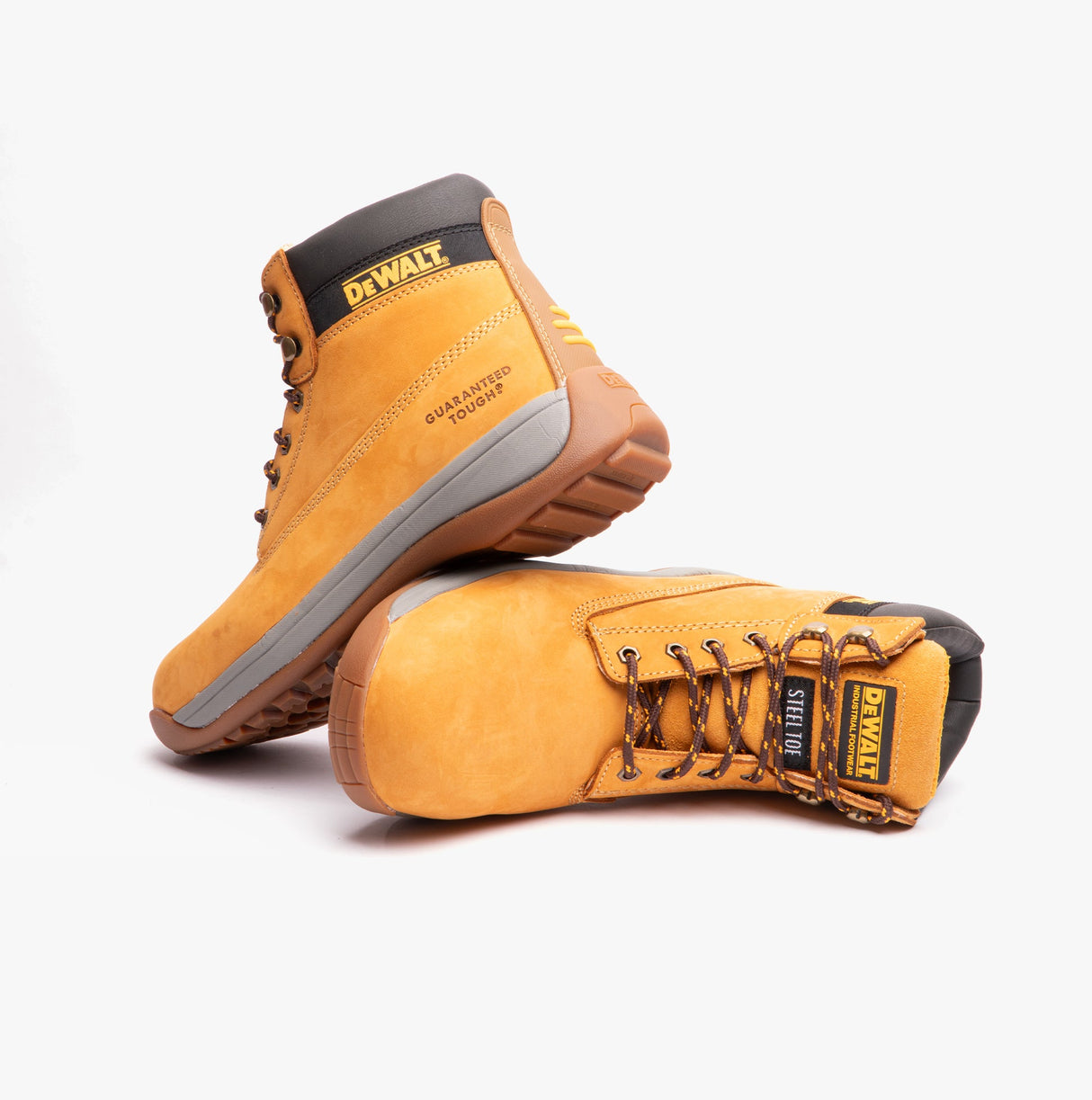 Dewalt APPRENTICE Mens Hiker Style Industrial Safety Boots Honey