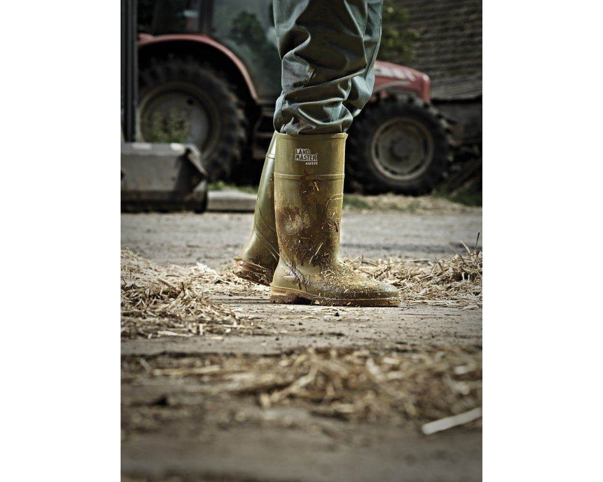 Dickies FW94105 Landmaster Safety Wellington, Steel Toe and Midsole