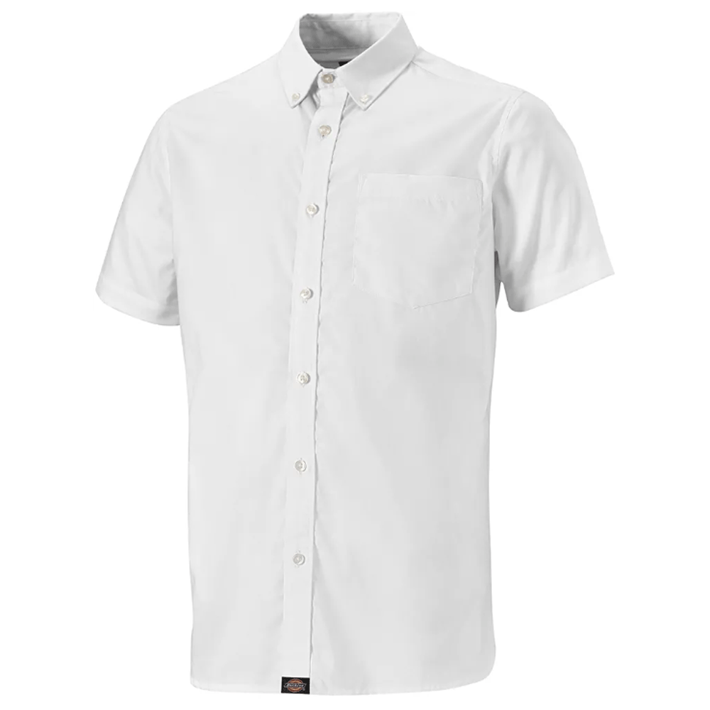 Dickies SH65250 Premium Short Sleeve Oxford Shirt White 18.5" Neck