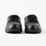 Dr Keller BRIAN Mens Leather Comfort Fit Lace-Up Shoes Black