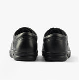 Dr Keller BRIAN Mens Leather Comfort Fit Lace-Up Shoes Black