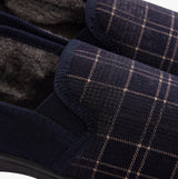 Dr Keller ERIC Mens Full Slippers Navy