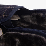 Dr Keller ERIC Mens Full Slippers Navy