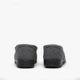 Dr Keller DEREK Mens Full Slippers Grey