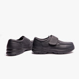 Dr Keller TONY Mens Touch Fasten Shoes Black