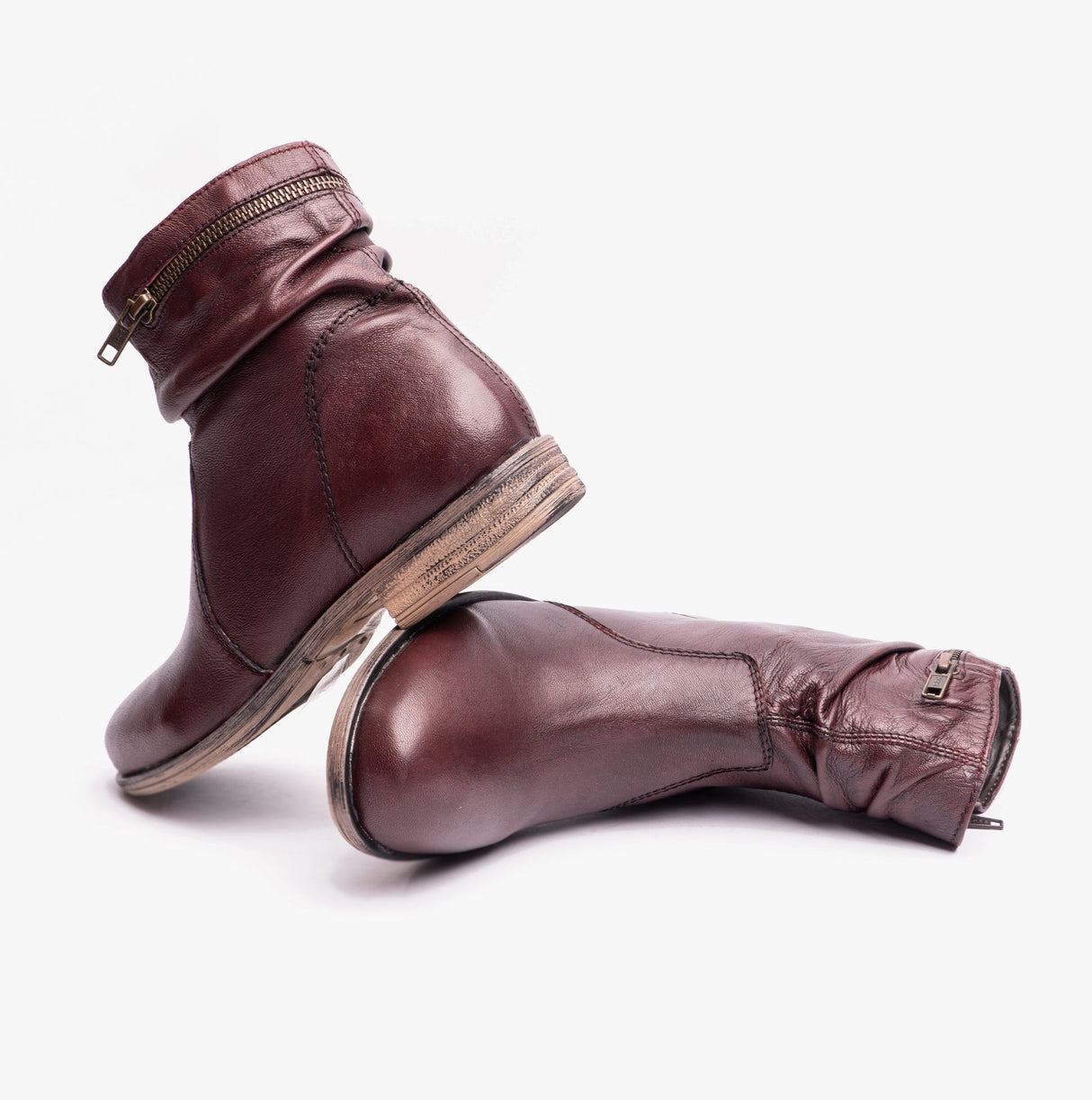 Dr Keller DANA Womens Ankle Boots Burgundy