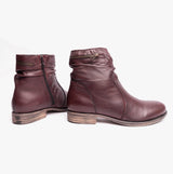 Dr Keller DANA Womens Ankle Boots Burgundy