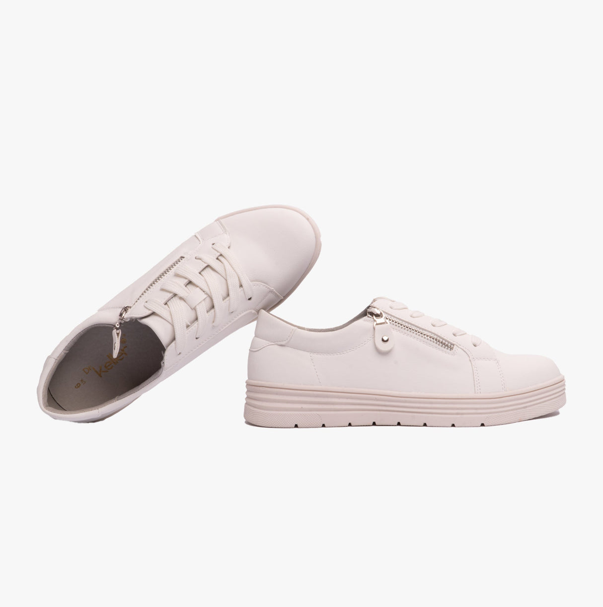 Dr Keller JANICE Womens Trainers White