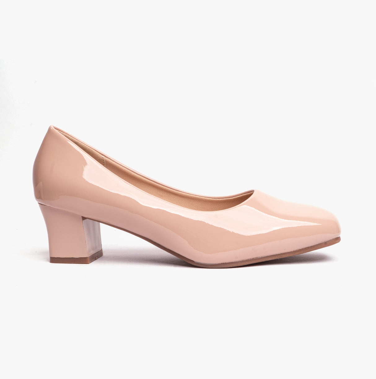 Comfort Plus KARLY Womens Casual Shoes Nude Patent