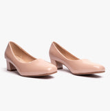 Comfort Plus KARLY Womens Casual Shoes Nude Patent