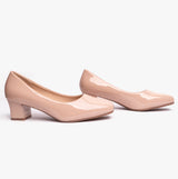 Comfort Plus KARLY Womens Casual Shoes Nude Patent