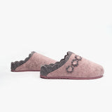 Dr Keller HEART Womens Mule Slippers Pink