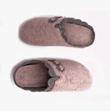 Dr Keller HEART Womens Mule Slippers Pink