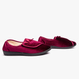 Dr Keller VIOLA Womens Full Slippers Red