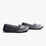 Dr Keller VERA Womens Ballerina Slippers Grey