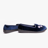 Dr Keller VERA Womens Ballerina Slippers Navy