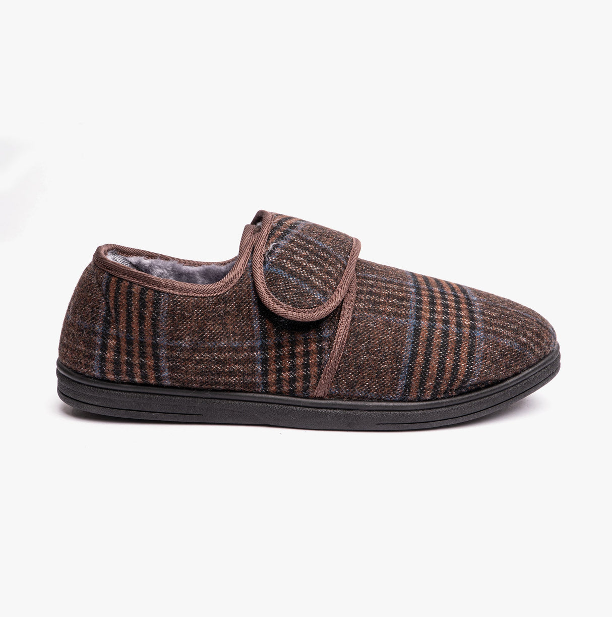 Dr Keller DAVID Mens Full Slippers Brown