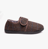 Dr Keller DAVID Mens Full Slippers Brown
