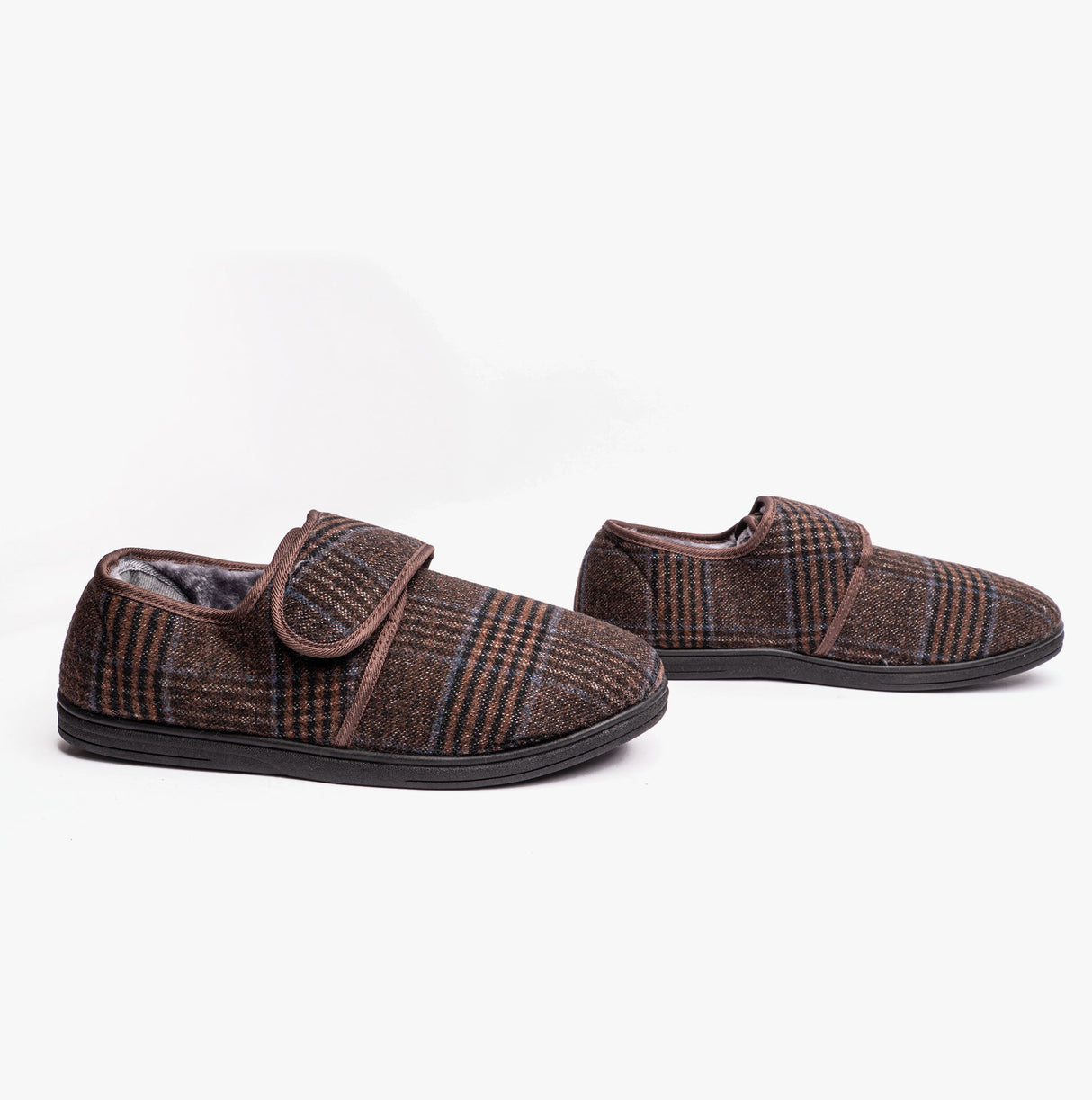 Dr Keller DAVID Mens Full Slippers Brown