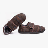 Dr Keller DAVID Mens Full Slippers Brown