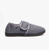 Dr Keller TOM Mens Full Slippers Grey