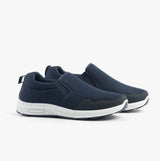 Dr Keller CRAIG Mens Wide-Fit Trainers Navy