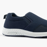 Dr Keller CRAIG Mens Wide-Fit Trainers Navy